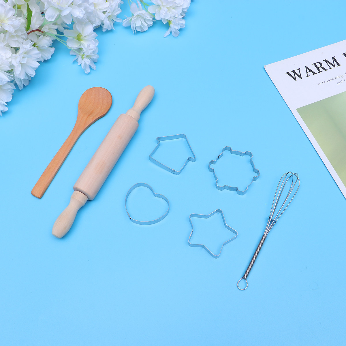 Kitchen Kids Baking Set - 어린이용 주방 앞치마 11개 세트: 안전하고