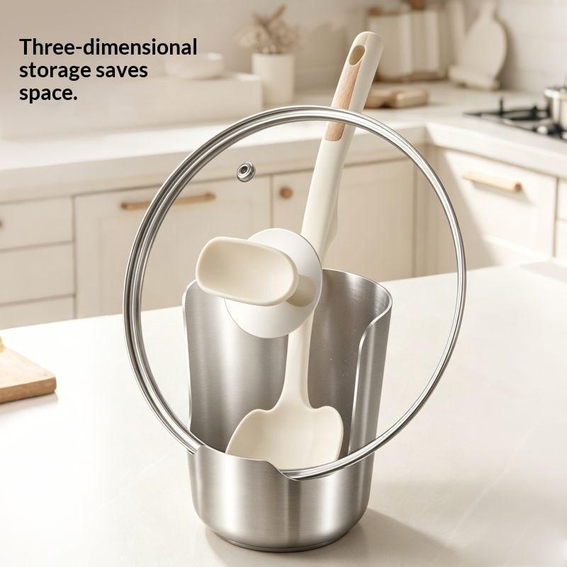 2-in-1 스테인리스 스푼 받침대 겸 냄비 뚜껑 거치 - Kitchen Baking Rack 리뷰 및 가격