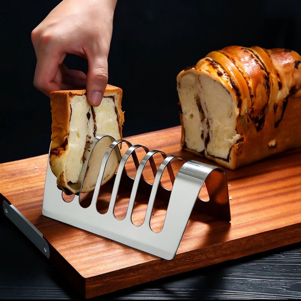 튼튼한 스테인리스 스틸 소재의 빵 보관대, 토스트 슬라 - Kitchen Baking Rack 리뷰 및 가격