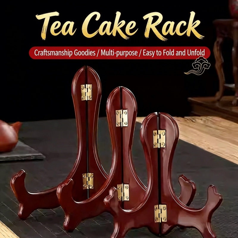 1개 빈티지 나무 접시 진열대 곡선형 디자인 수제 접이 - Kitchen Baking Rack 리뷰 및 가격