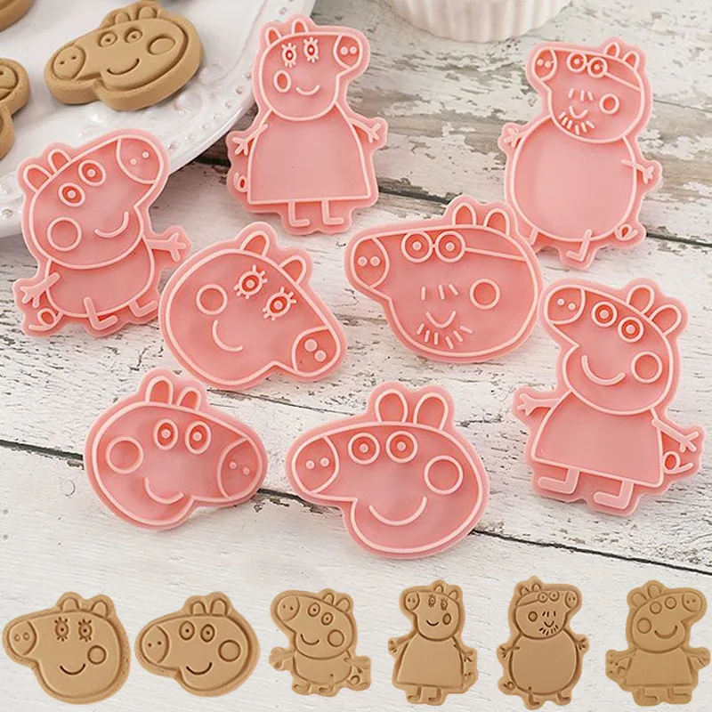 8개입 페파피그 쿠키 커터 세트 (상자 포함), 3D  - Baking Kitchen Set 리뷰 및 가격