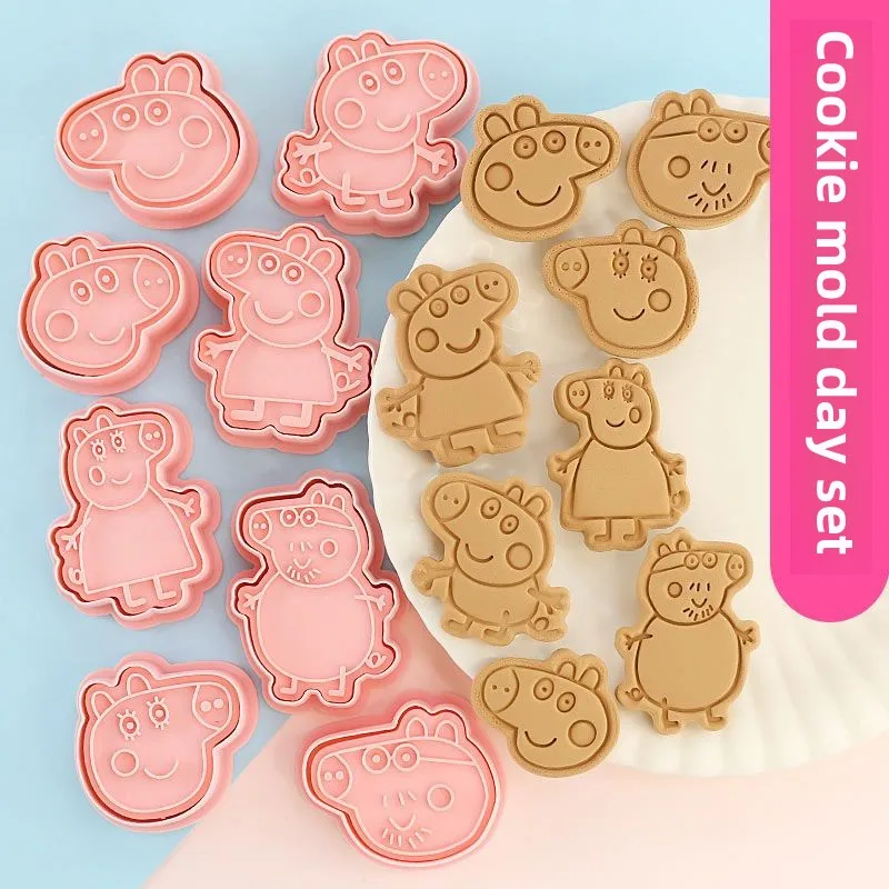 8개입 페파피그 쿠키 커터 세트 (상자 포함), 3D  - Baking Kitchen Set 리뷰 및 가격