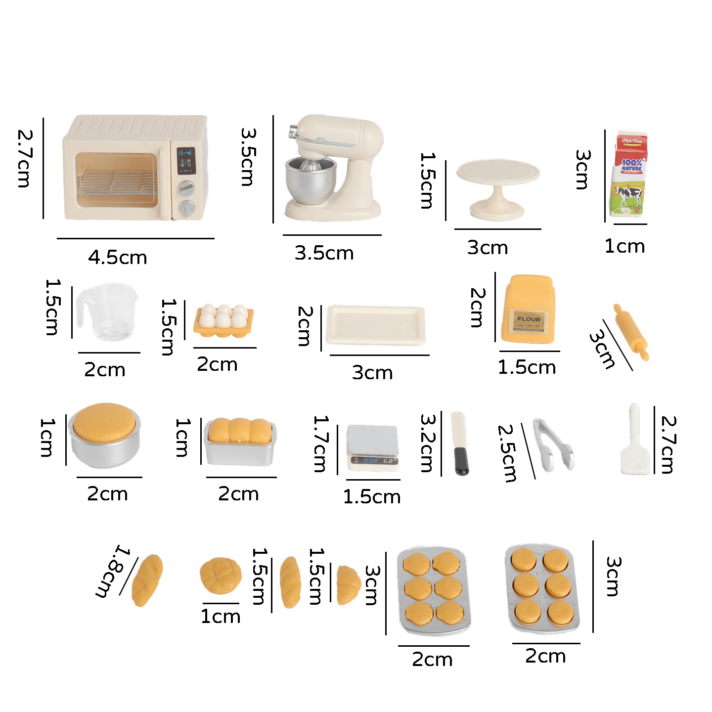 미니 베이킹 놀이 세트, 인형집 주방 미니어처 오븐,  - Baking Kitchen Set 리뷰 및 가격